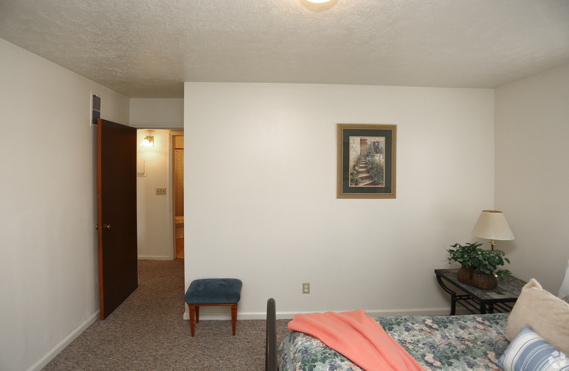 Kingston Green Apartments master bedroom in Kokomo Indiana